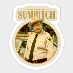 SUMBITCH POLICE Sticker